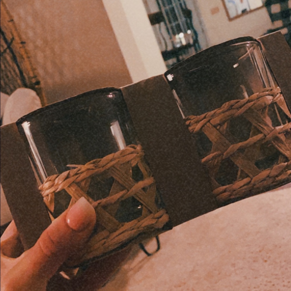 Boho drinking glasses